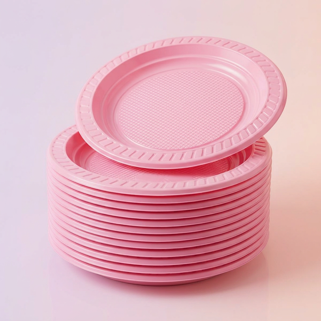 Prato Festinha Rosa